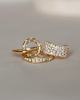 Gold band ring